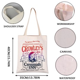 TV Show Inspired Gift A.Z. Fell And Co Gift Merch Snake Reusable Shopping Tote Bag (Place to stay tote CA)