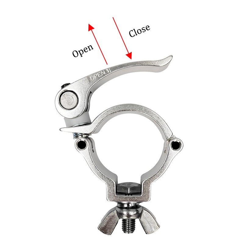 2inch Quick Release Stage Light Clamp Aluminum Alloy Heavy Duty