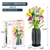 GreenPastures Flower Bouquet Building Set - 1250 PCS DIY Tulips