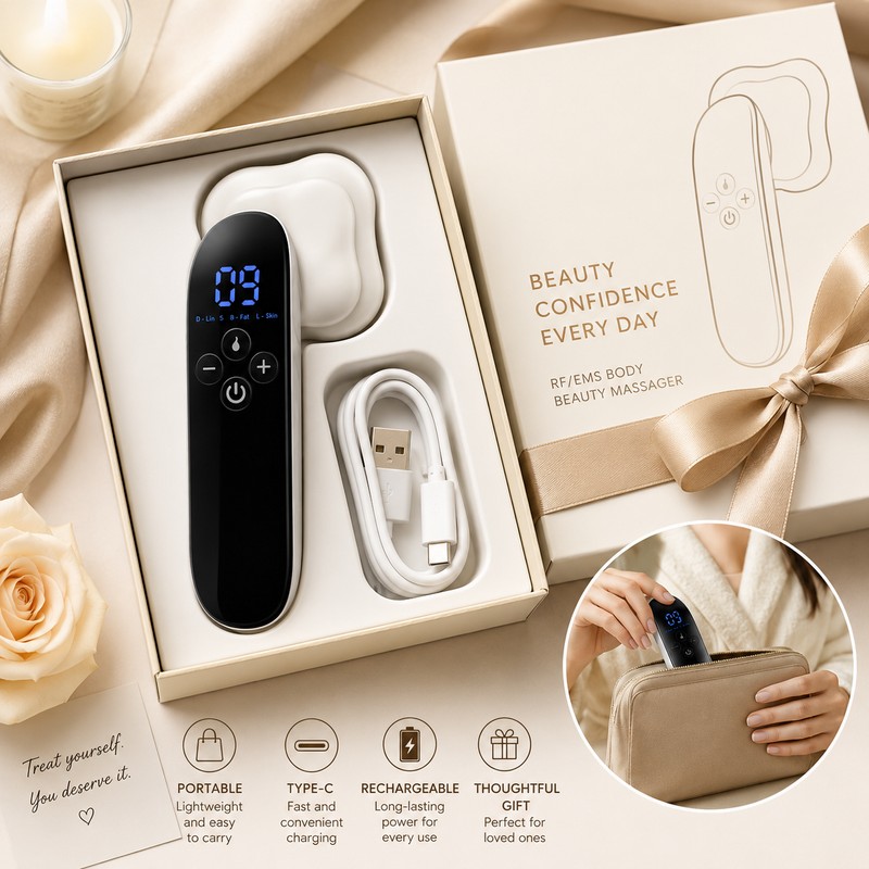 Body Beauty Massager for Home Spa Care – Rechargeable EMS