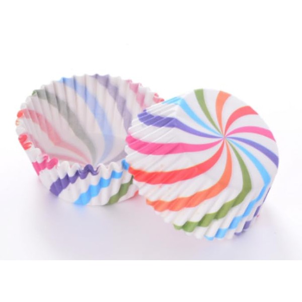 The Baked Studio - 100-Piece Colourful Cupcake Cases – Vibrant