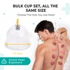 [100 Pack] Bulk Hijama Cups for Cupping - B1 B2