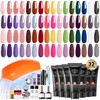 Modelones 133pcs Poly Extension Gel Nail Kit, 32 Colors All