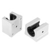 SBR20UU Aluminium Alloy Open Linear Motion Bearing Sliding Block 3D