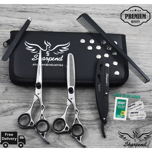 SHARPEND 6.5 SHARPEND Professional Barber Hairdressing Scissors Shears In JAPANESE