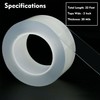 Transparent Window Weather Sealing Tape 2 Inch x 33 FT