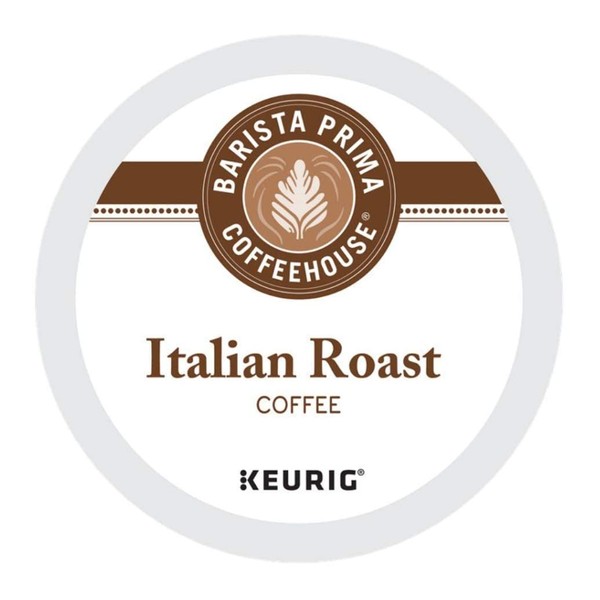 Barista Prima Dark Roast Extra Bold Coffee K-Cup, Italian Roast, 24 Count (Pack of 4)