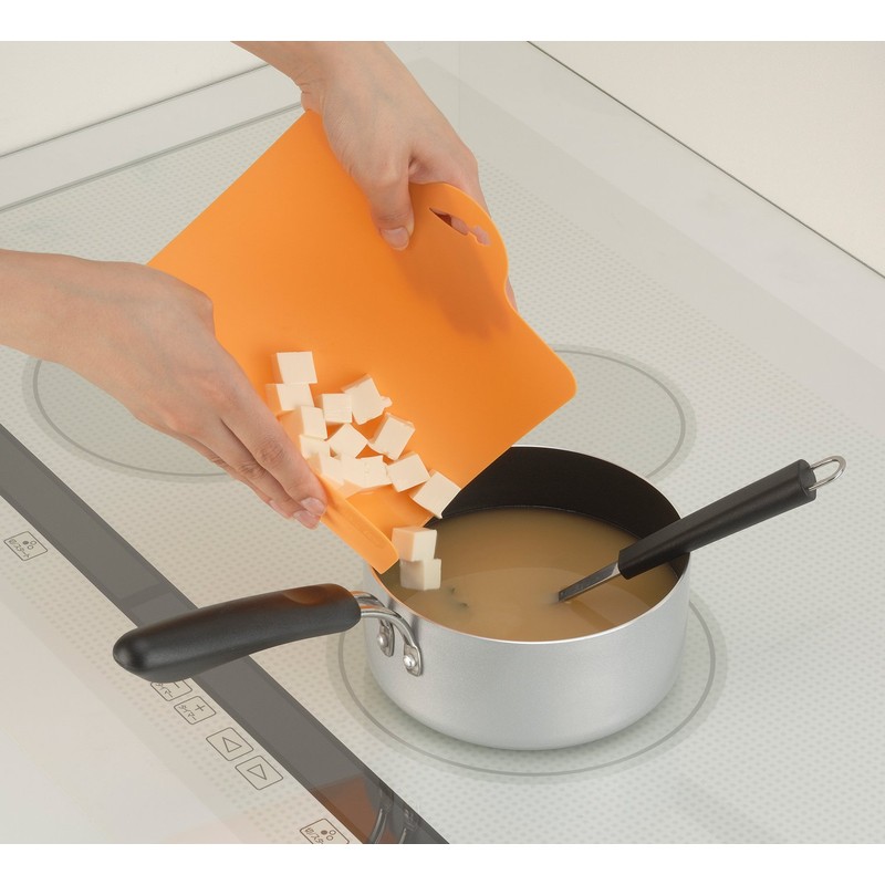 Inomata-k Cutting Board, Food Material Separation Mini Sheet, 4-Piece Set,