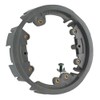 RACO 6244 Round Floor Box Non-Metallic Adapter Ring, Gray Finish