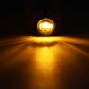 3/4" Round 3 LED Side Marker Clearance Lights Front Rear