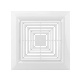 NINEFOX 9x9 Inches Bathroom Exhaust Fan Cover with Springs Replacement Grille Cover for Square Ceiling or Wall-Mount Exhaust Fan, Ceiling Fan Grille, Air Diverter, Ceiling Air Diffuser