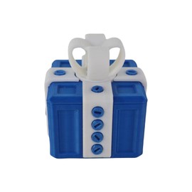 3D Annoying Gift Box with Screws, Prank Screw Toy Puzzle Box 3D Printed Gift Box, Really Annoying Present Box with Twist Storage and Assorted Colors for Christmas - White Blue