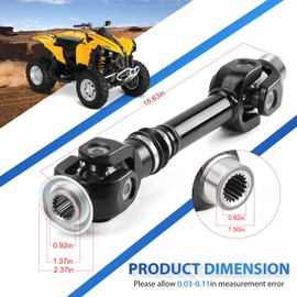 703500986 Rear Propeller Drive Shaft Compatible with Can-Am Renegade Outlander 450 500 570 650 800 850 1000 705501406 705501415