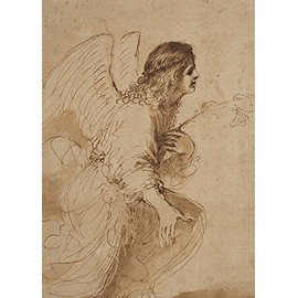 Christmas Card Box "The Angel of the Annunciation" Giovanni Francesco Barbieri, 12 Cards / 12 Envelopes