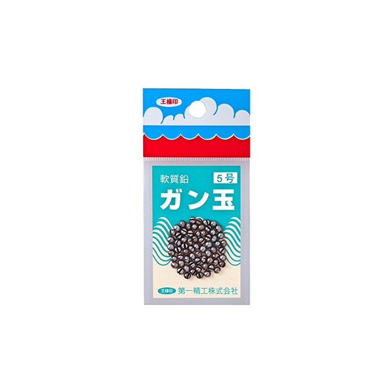 DAIICHISEIKO GANDAMA Split shot weights #5(0.17g) 60pcs or more