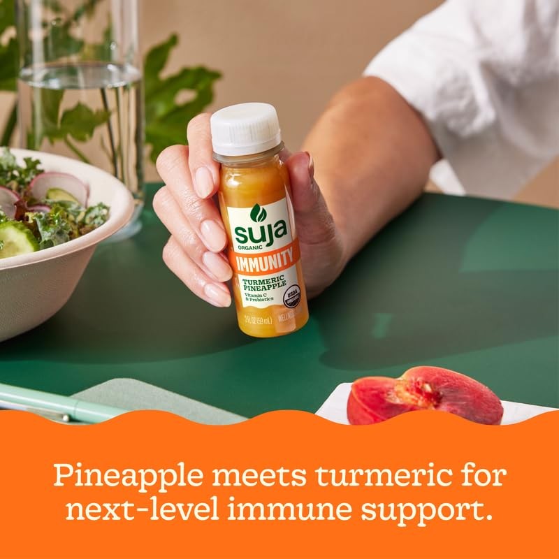 Suja Organic Immunity Defense Shot (30 Pack) with Turmeric and