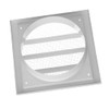 EUROPLAST Diameter 150 mm, white ventilation grille with movable slats,