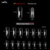 NMKL38 150Pcs Dual Forms Full Cover Nail Tips Upper Arched