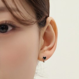 Gold & Deer White Gold (1 pair) / 골드앤디어 화이트골드(한쌍)