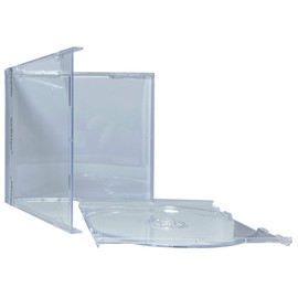 mediaxpo 50 Standard Clear CD Jewel Case (Unassembled)