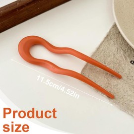 YNYCIPZ Hair Clips, U-shaped Hair Clips, Vintage Hair Clips with Handle, Lace Hair Clips for Women (Pack of 5)