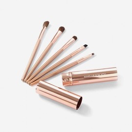 Soft Rose Gold 5-Piece Brush Set Portable Brush