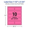 Avery Printable Rectangle Labels with Sure Feed Technology, 1-1/2" x