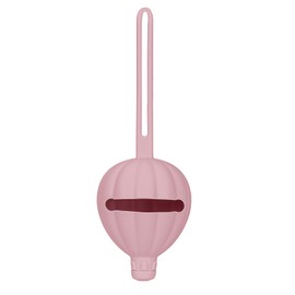 TinyHalo Silicone Pacifier Holder Case, BPA-Free Pacifier Holder, Silicone Pacifier Pouch for Travel, Pacifier Accessories for Boys & Girls, Silicone Storage Case for Diaper Bags & Strollers (Rose)…