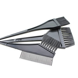 SQXBK 9PCS Reusable Black Hairdressing Tools Reversible Hair Colouring Comb Set 205mm Baking Bowl Brush