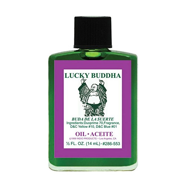 (1Pack) Indio Products Spiritual Anointing Oil- Lucky Buddha 1/2oz