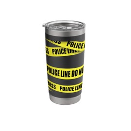 Crime scene tape Stainless Steel Insulated Tumbler