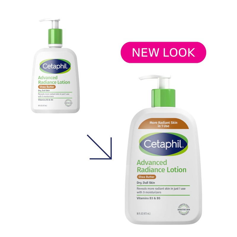 Cetaphil Body Lotion, Advanced Radiance Lotion with Shea Butter for