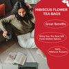 Premium Hibiscus Flowers Tea - 100% Natural, Handmade, Pure Herbal