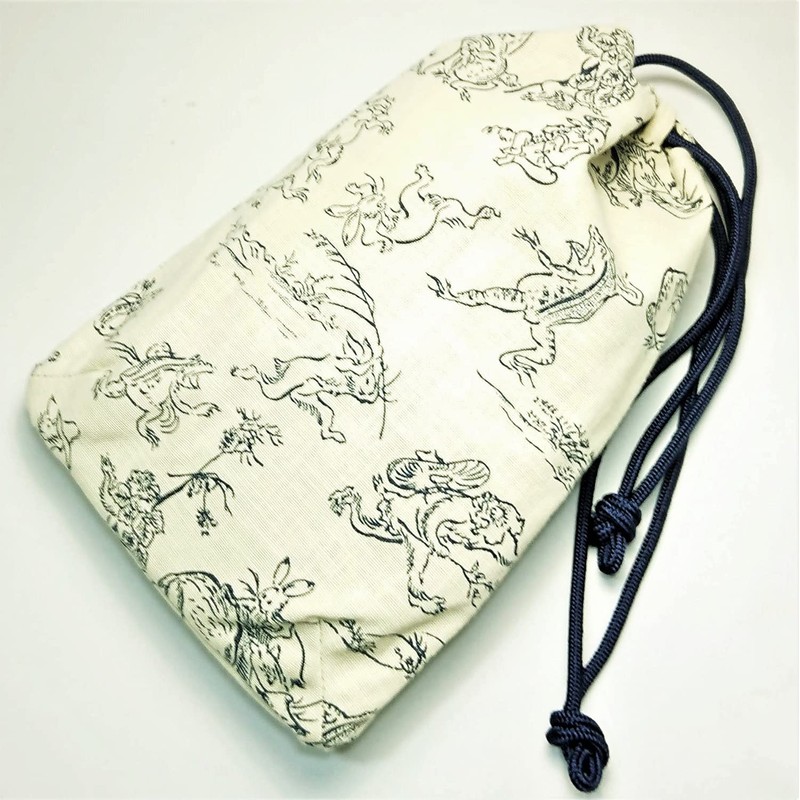 Whole Japan Drawstring Bag 7.9 x 11.0 x 0.6 inches