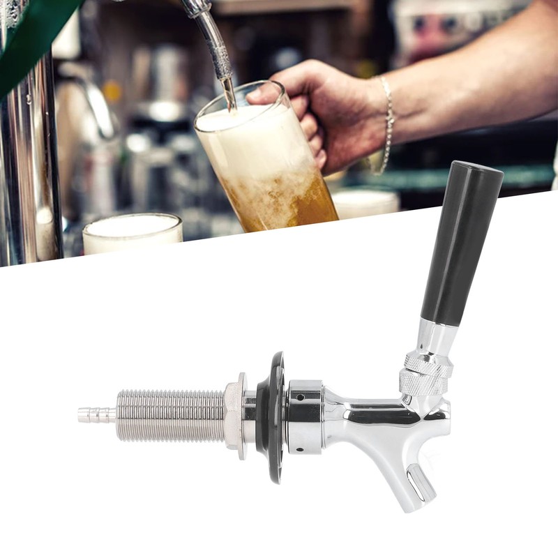 Beer Faucet Kit Parts Stainless Steel with Shank 100mm Long
