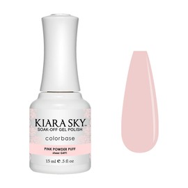 KIARA SKY Soak Off Gel Nail Polish 0.5 fl oz, PINK POWDERPUFF (G491)