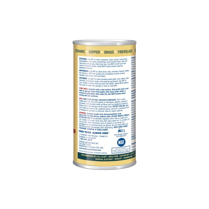 Bar Keepers Friend Powdered Cleanser 12-Ounces (1-Unit)