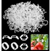 320 Pcs Plant Support Clips, Unves Plastic Garden Plant Tomato