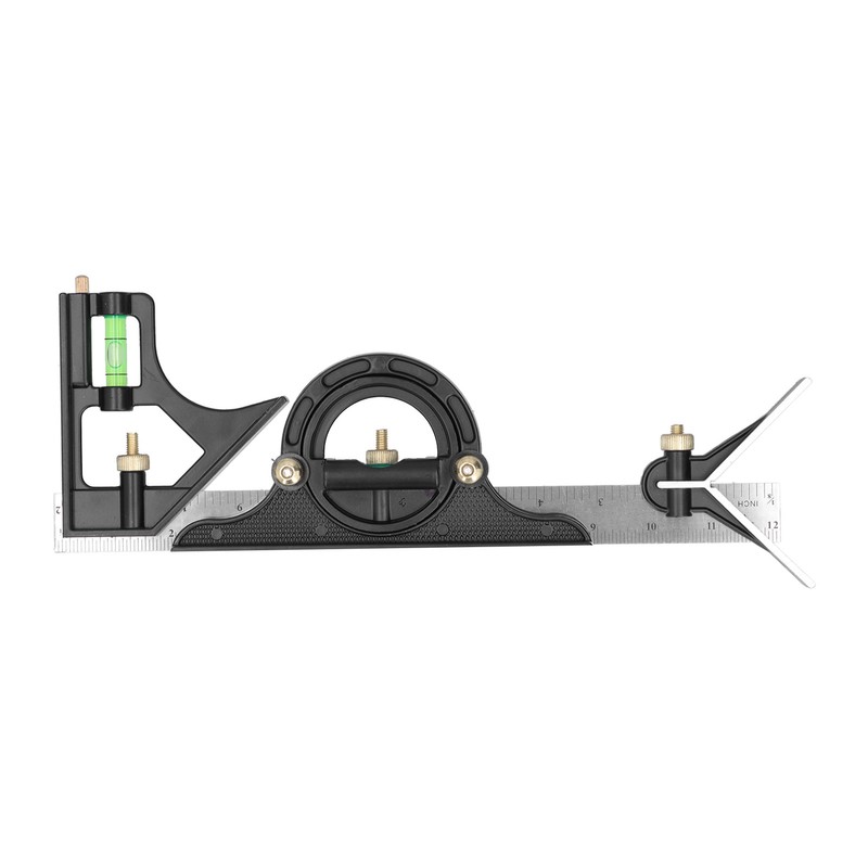 Combination Square Aluminum Alloy Stainless Steel Measuring Tool for Angle