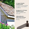 EZ Vane Standing Deer Weathervane — Roof Mount, Wind Cups,