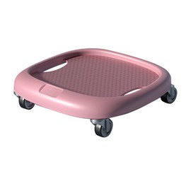 Abdominal Training Wheel Plate Strengthen Core Muscle Group Silent Wheels Exercise Workout Roller Disc Pink