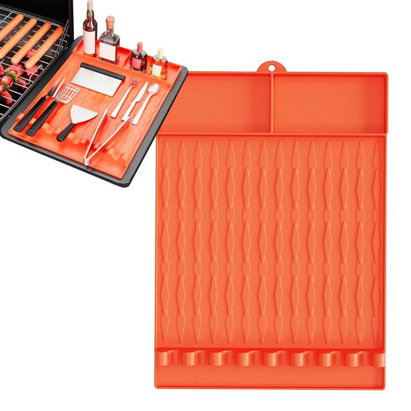 Silicone Griddle Tools Mat for Blackstone, Side Shelf Mat Grill
