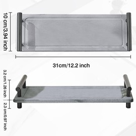 Gachiwar Instant Dry Sink Caddy Stone, Water Absorbing Stone Tray for Sink, Water Absorbent Diatomaceous Earth Tray, Bathroom Sink Organiser, Sink Tray, Drying Stone for Kitchen Counter