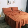 S VICTORY SYMBOL 100% Organic Linen Flat Sheet 1 Piece-GOTS