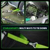 Car Tie Down Straps for Trailers with J Hooks (4PK)