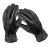 Woodland Leathers Mens Leather Gloves, Winter Warm 100% Leather Gloves