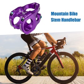 A ABSOPRO Mountain Bike Stem Handlebar 35mm Aluminium Alloy Purple