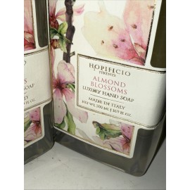 HOPIFICIO FIRENZA ALMOND BLOSSOMS  LUXURY HAND SOAPS 2-16.9fl.oz HOPIFICIO 🇮🇹 Pump Bottles