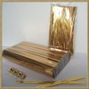 Weststone - 1000pcs 4" Bright Gold metallic twist ties foil