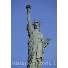 Historic Pictoric Birmingham, AL Photo - A Bronze Replica (one -Fifth Size) of The Statue of Liberty, Birmingham, AL - 8in x 12in